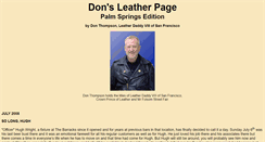 Desktop Screenshot of leatherdaddy.org